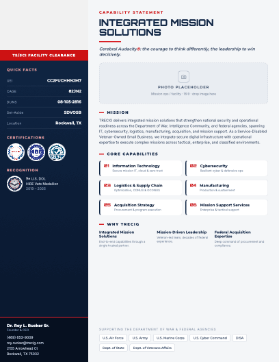 TRECIG portfolio example